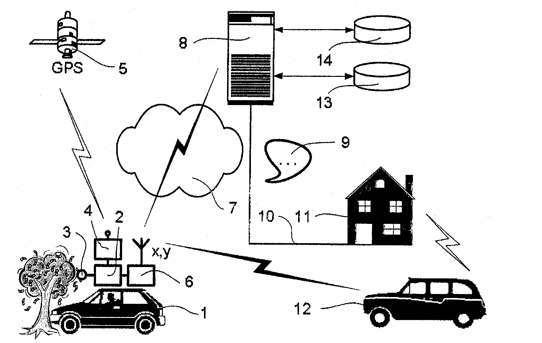 Method and system for transmitting an emergency call