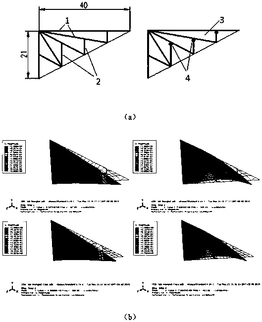 Finite element modeling method for flexible bionic wing containing spring unit