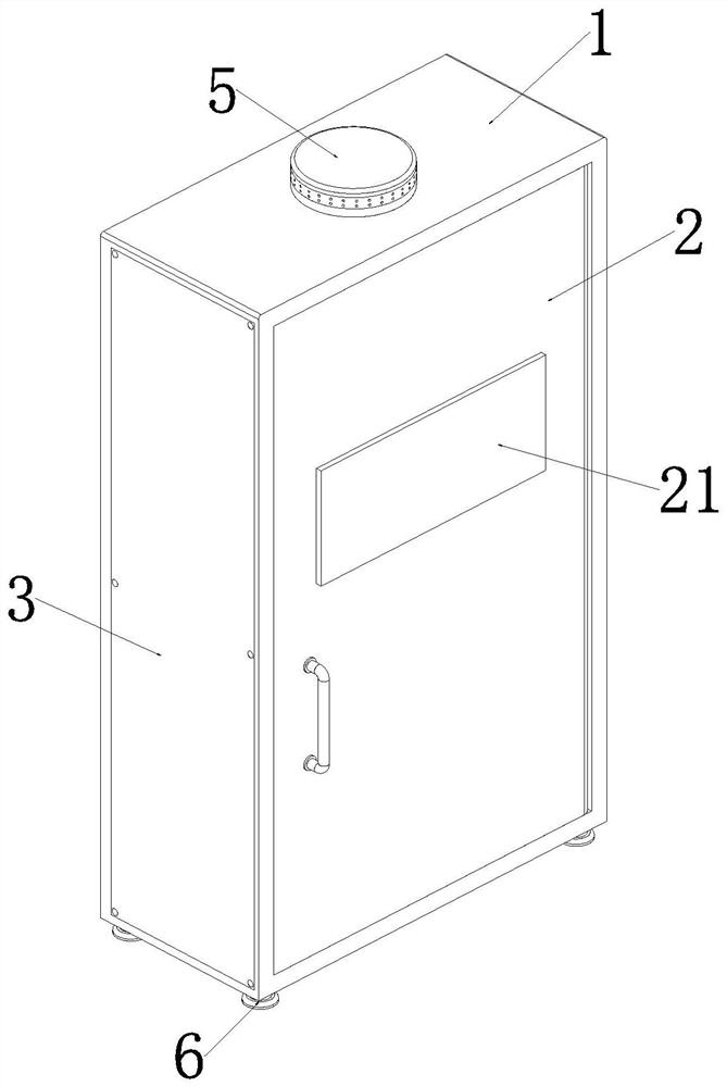 Moisture-proof and noise-reducing electrical control cabinet