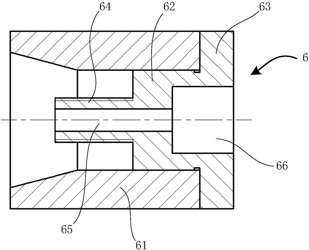 Charging pipe positioning component and rotary expanding tool and clamping and positioning method of gem element