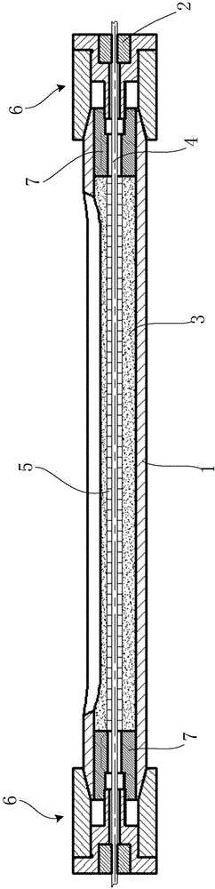 Charging pipe positioning component and rotary expanding tool and clamping and positioning method of gem element