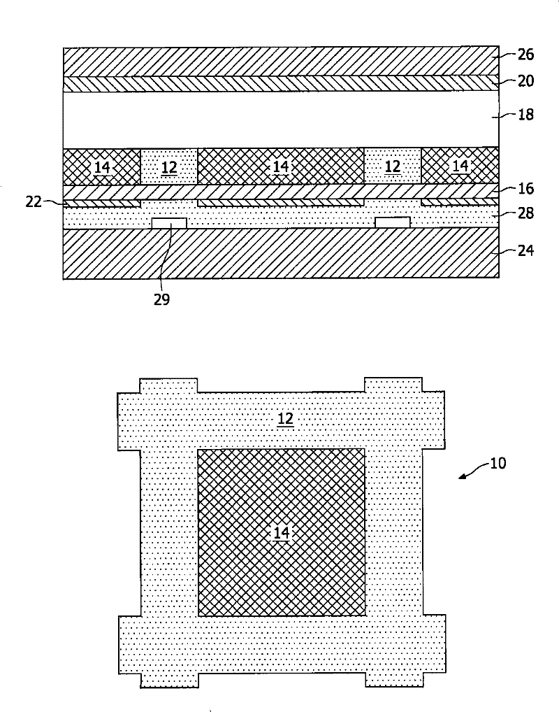 Electronic device based on electrowetting effect