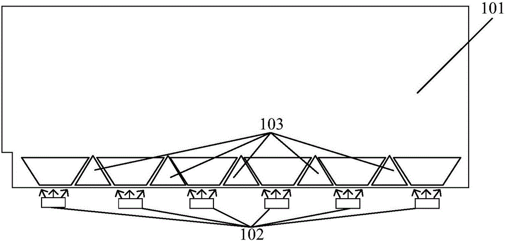 Side-into type backlight module and display device