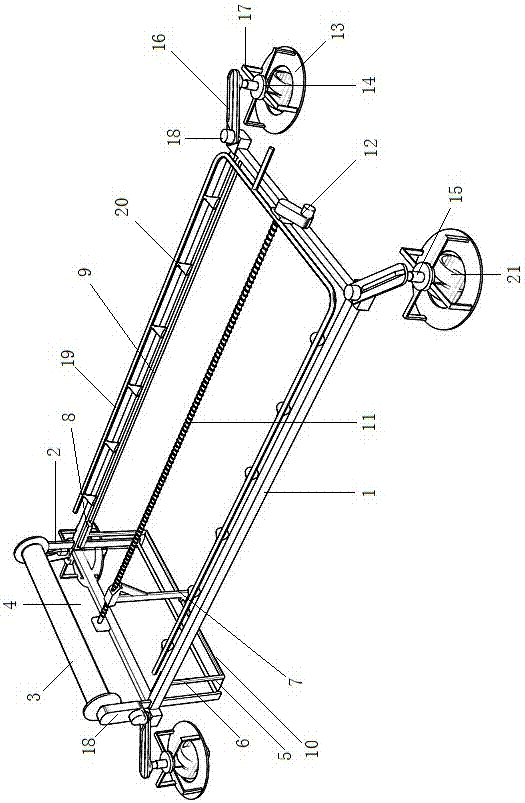 Ground net clam collection device