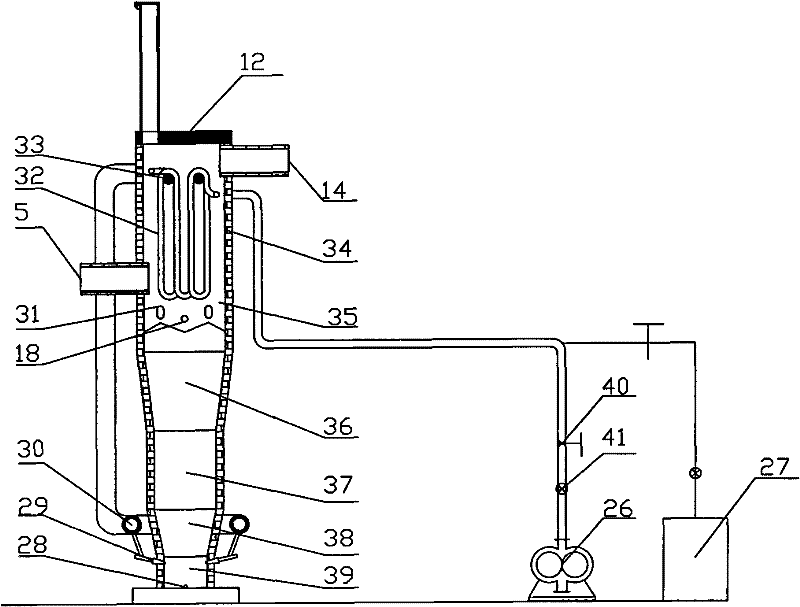 Device and method for smelting iron by low-grade limonite ore