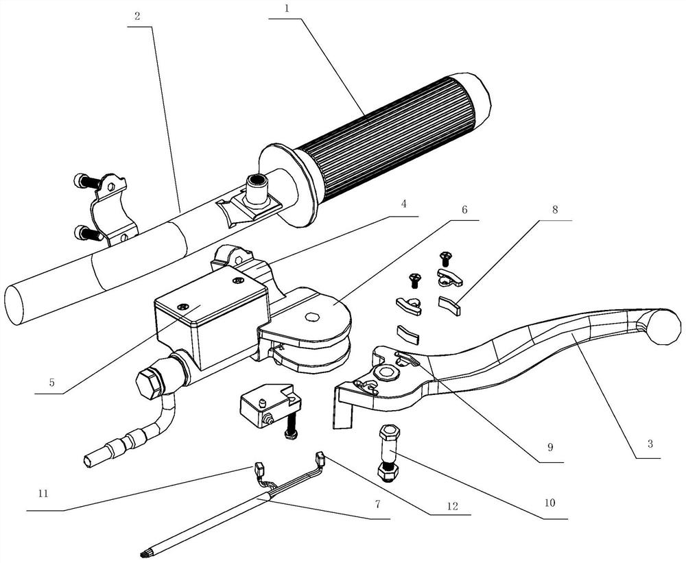 Electronic brake device of electric vehicle and control algorithm of electronic brake device