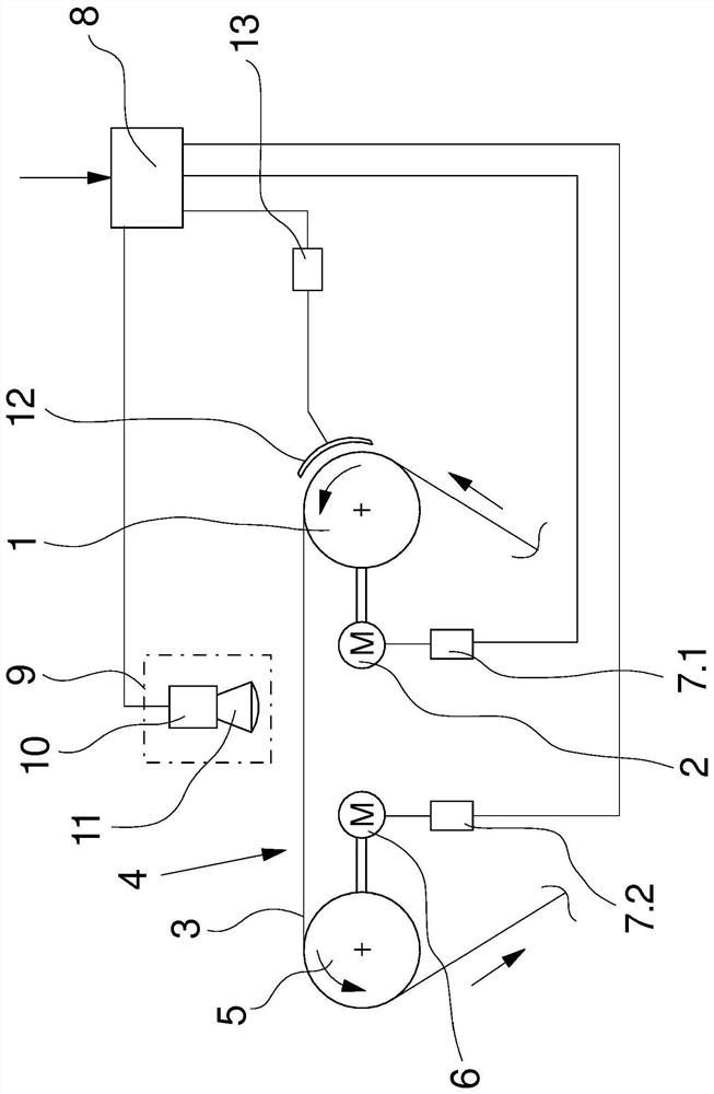 Method and apparatus for drawing a mass of melt-spun fiber slivers