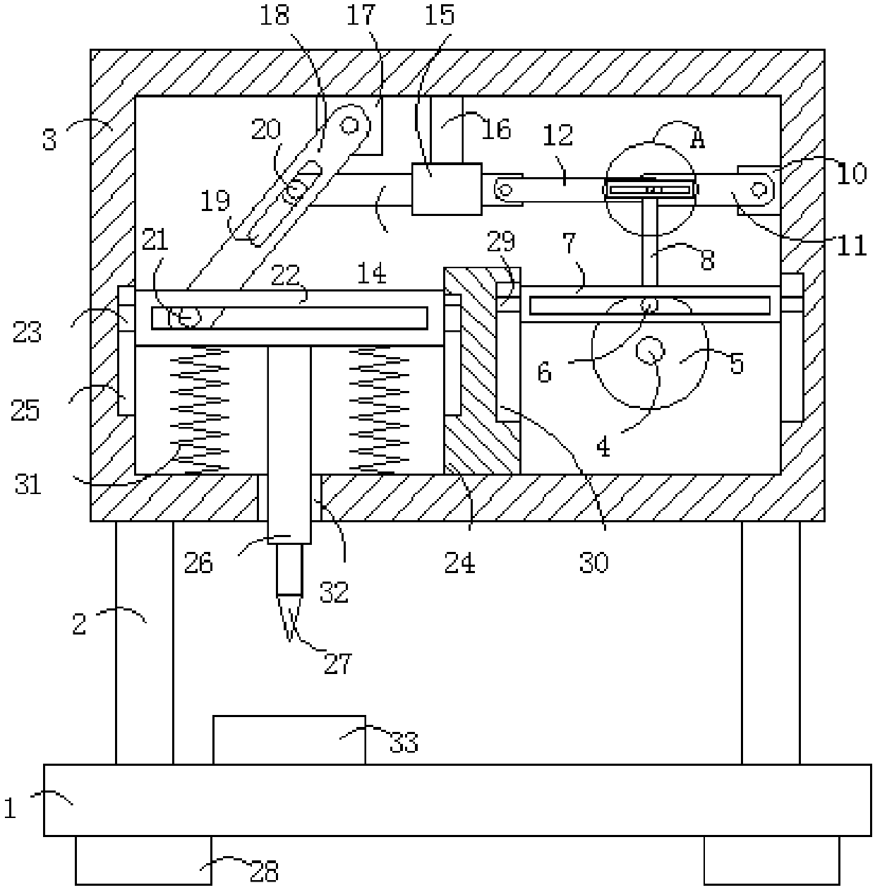 Cutting device for polymer film production