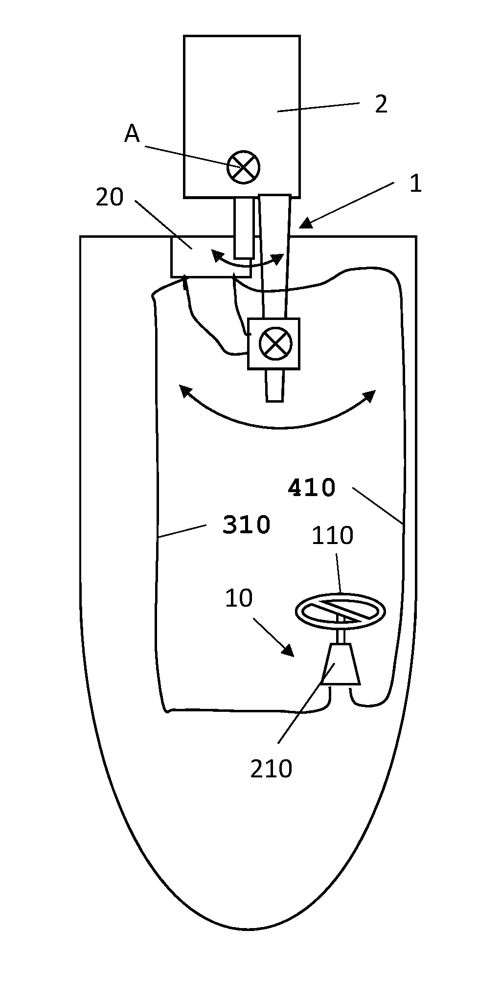 Directional control system for a boat