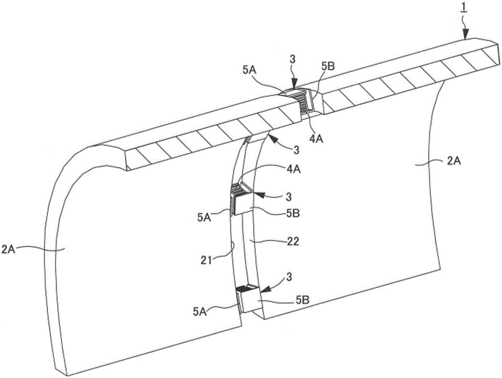 Tunnel axial damping and energy absorbing device and tunnel lining structure with same