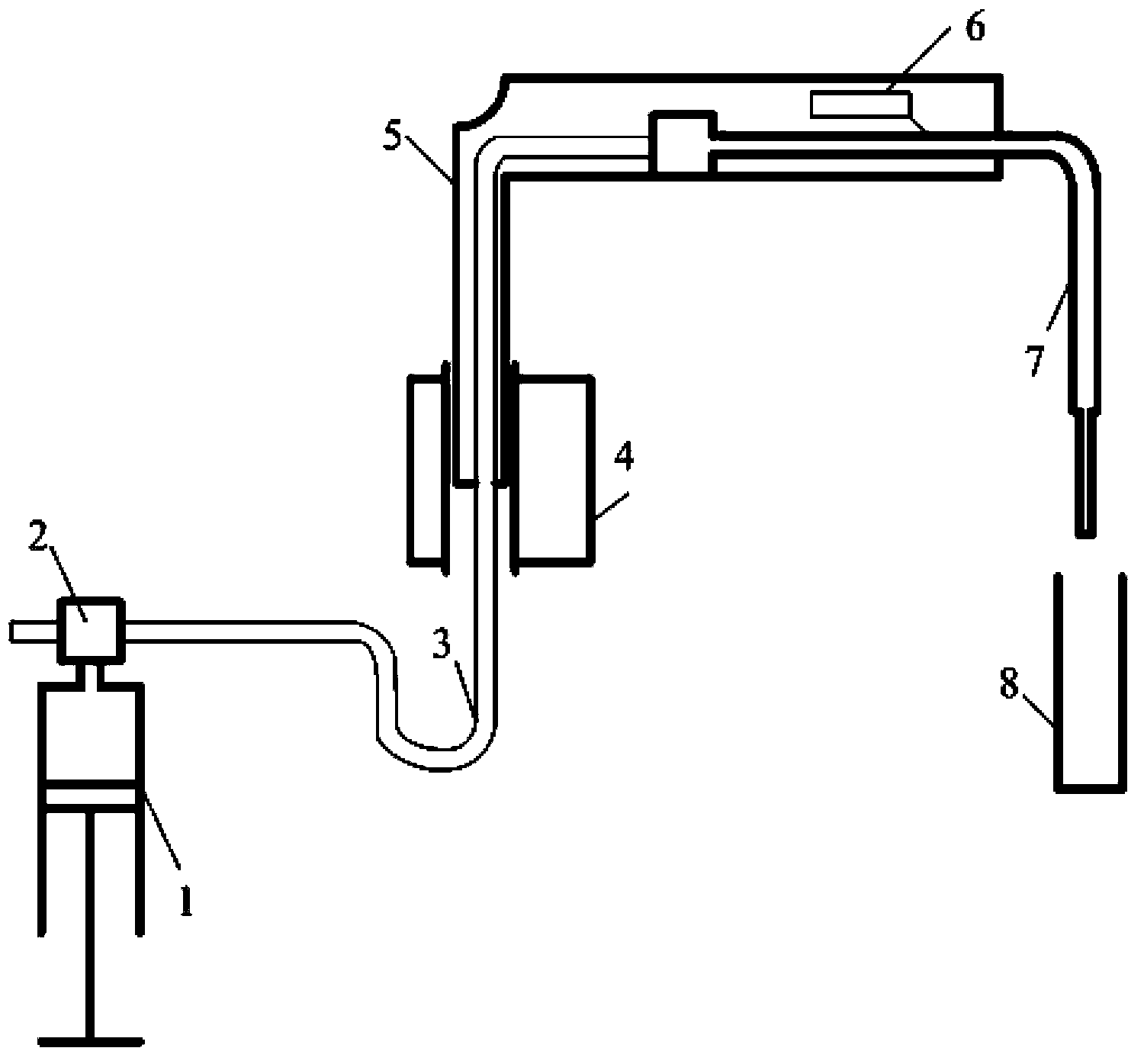 Sample analyser and method and device for detecting liquor drainage of sampling needle