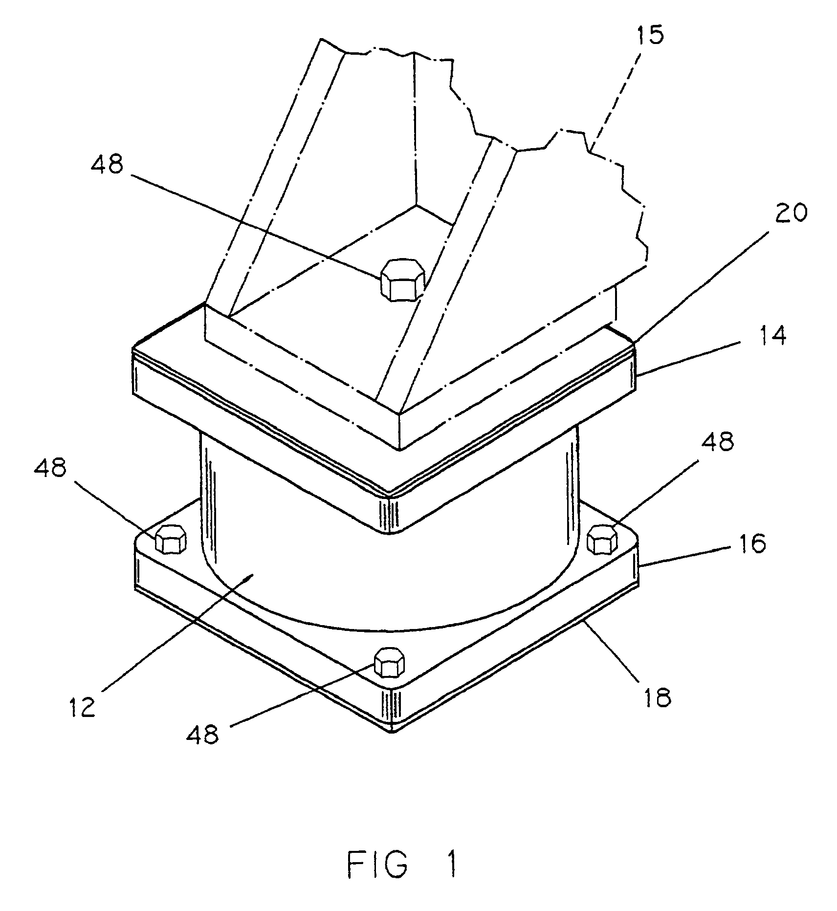 Viscous damper for machinery mounting
