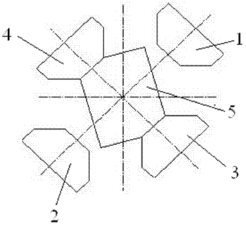 Forging and striking production process for blank with rectangular section