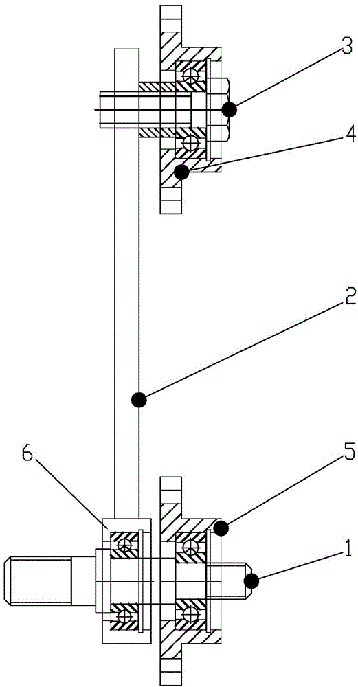 Transmission part for opening device of pillow filling machine