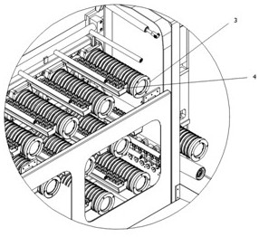 All-in-one machine integrating multi-head wire drawing, annealing and winding