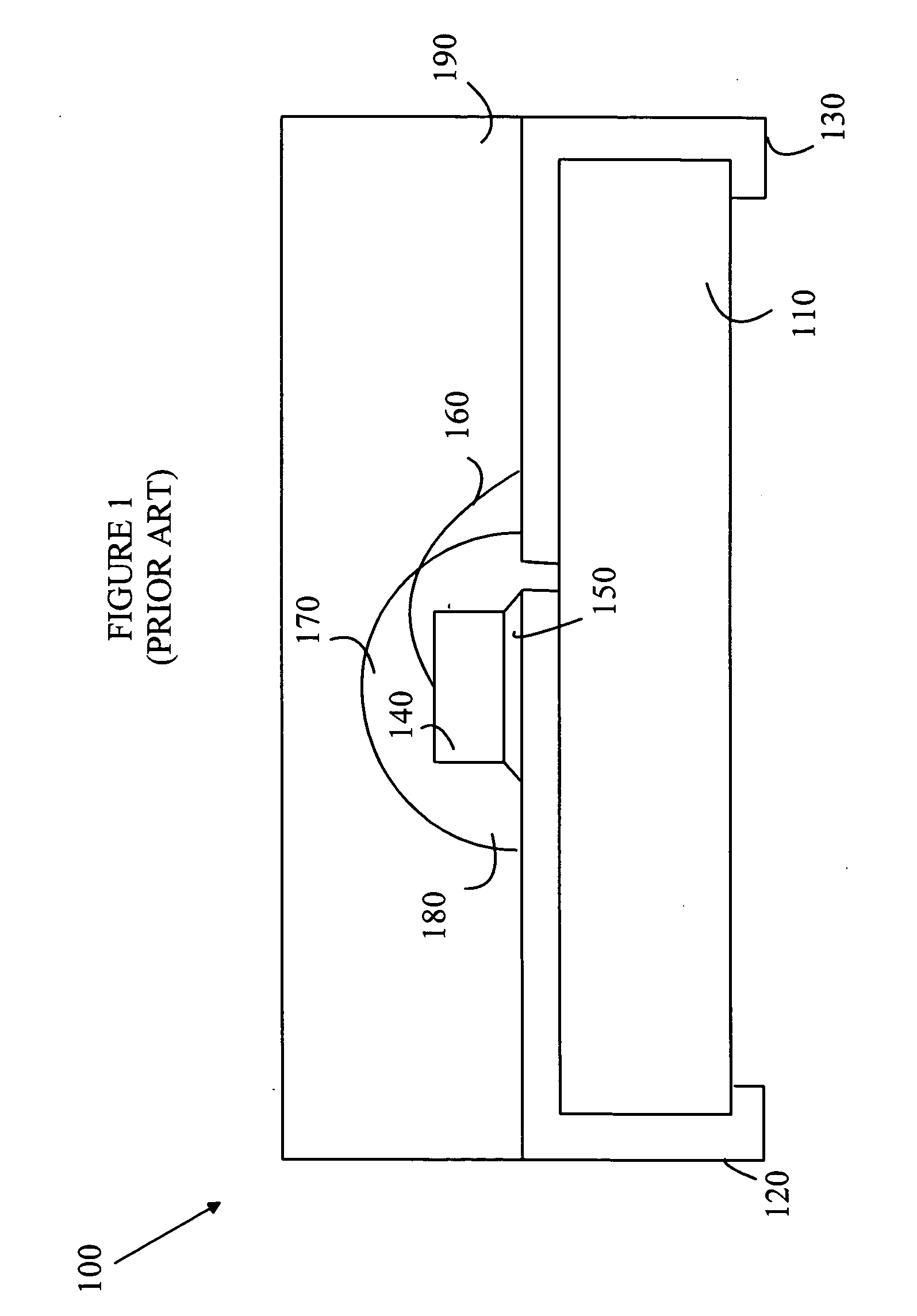 Mold compound with fluorescent material and a light-emitting device made therefrom