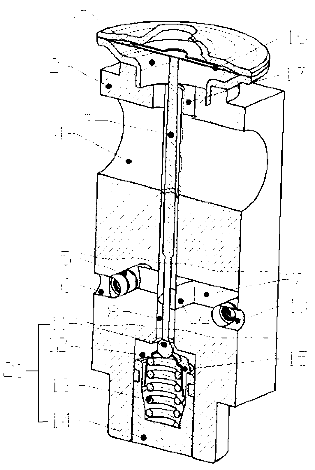 Expansion valve having two-way valve functions