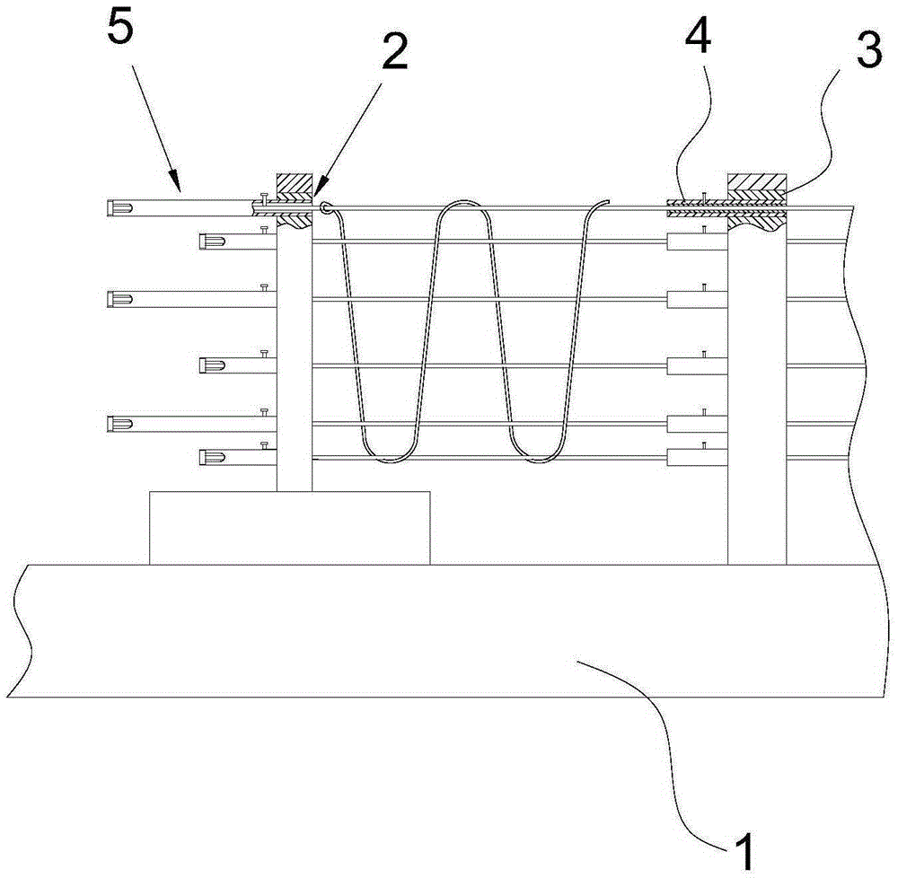 Limiting device for cage rolling machine