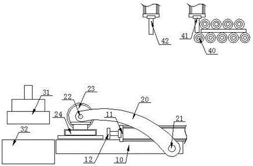 Loading and unloading system for stamping vehicle body connecting bracket