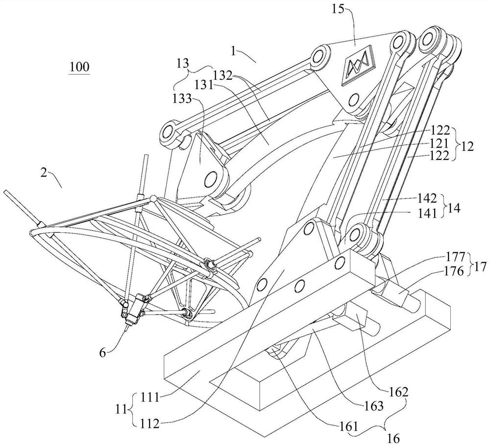 A foldable multi-axis linkage robot