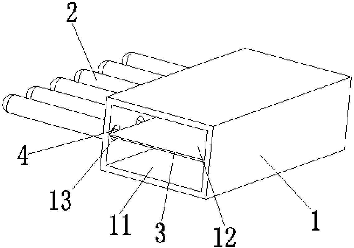 Solar air heating device