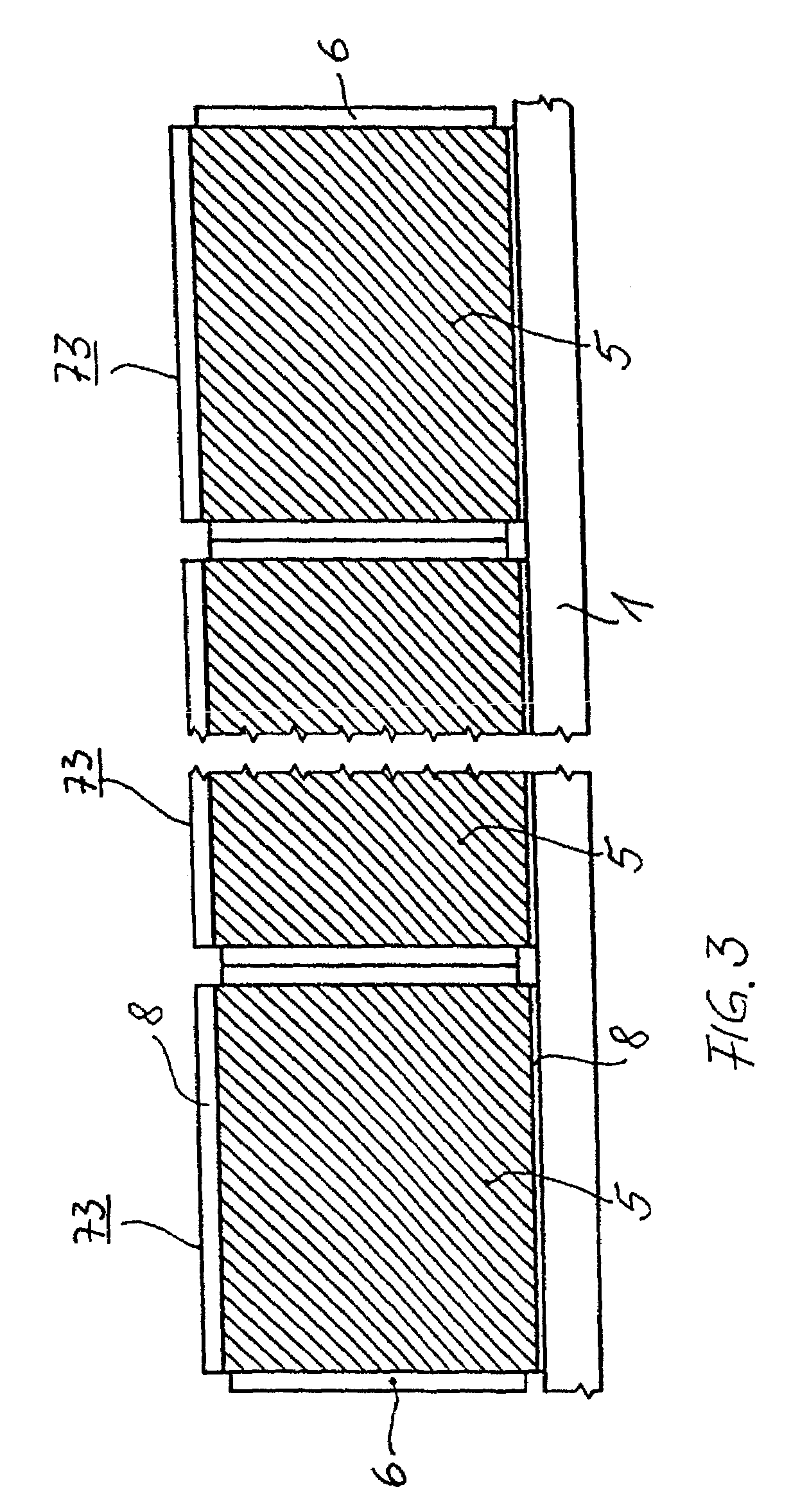 Multiple, permanent-magnet rotor for a rotating electrical machine, and a method for producing same