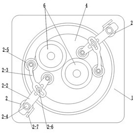 Large-area quartz wafer grinding device and grinding method