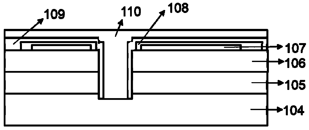 A method for reducing the voltage of a 3D through-hole superstructure LED chip by anaerobic dry etching in a hole