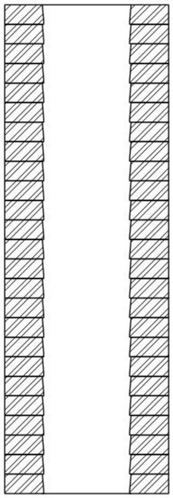 Inclined-channel wall brick gas anti-coke-floating structure of coke dry quenching furnace