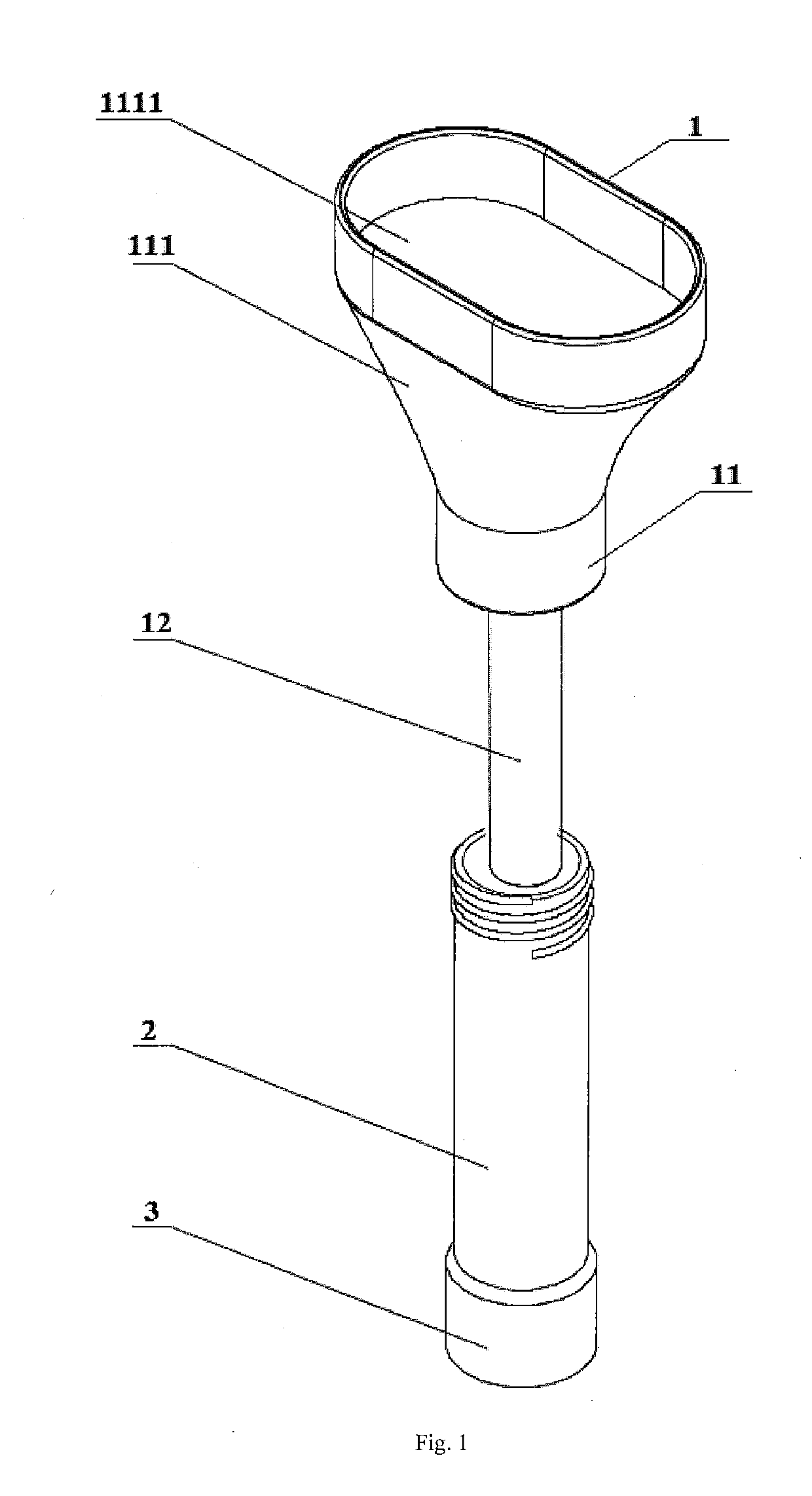 Bodily fluid collector and bodily fluid collection method