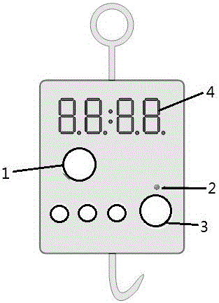 Infusion alarm with time display function and program control method thereof