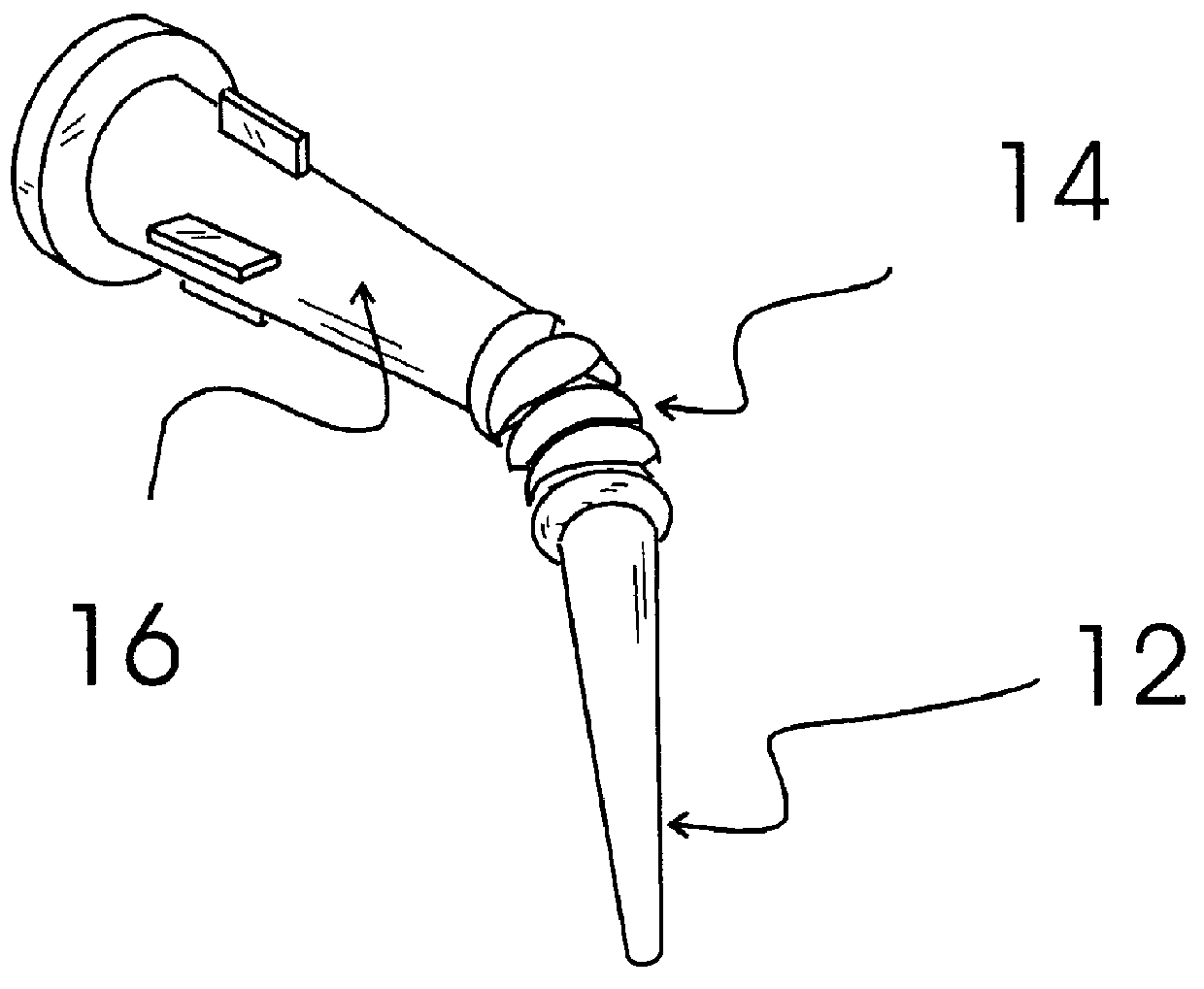 Flexible caulk tube nozzle