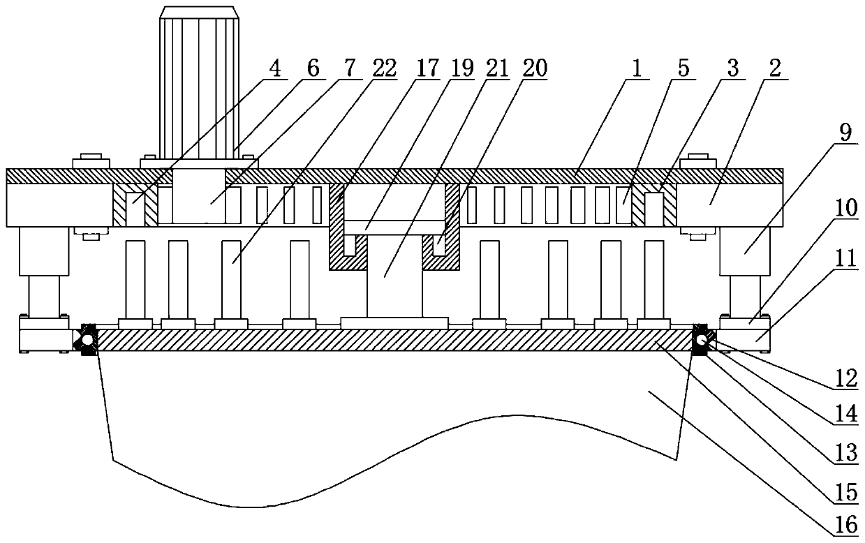 Variable pitch device for wind power generator