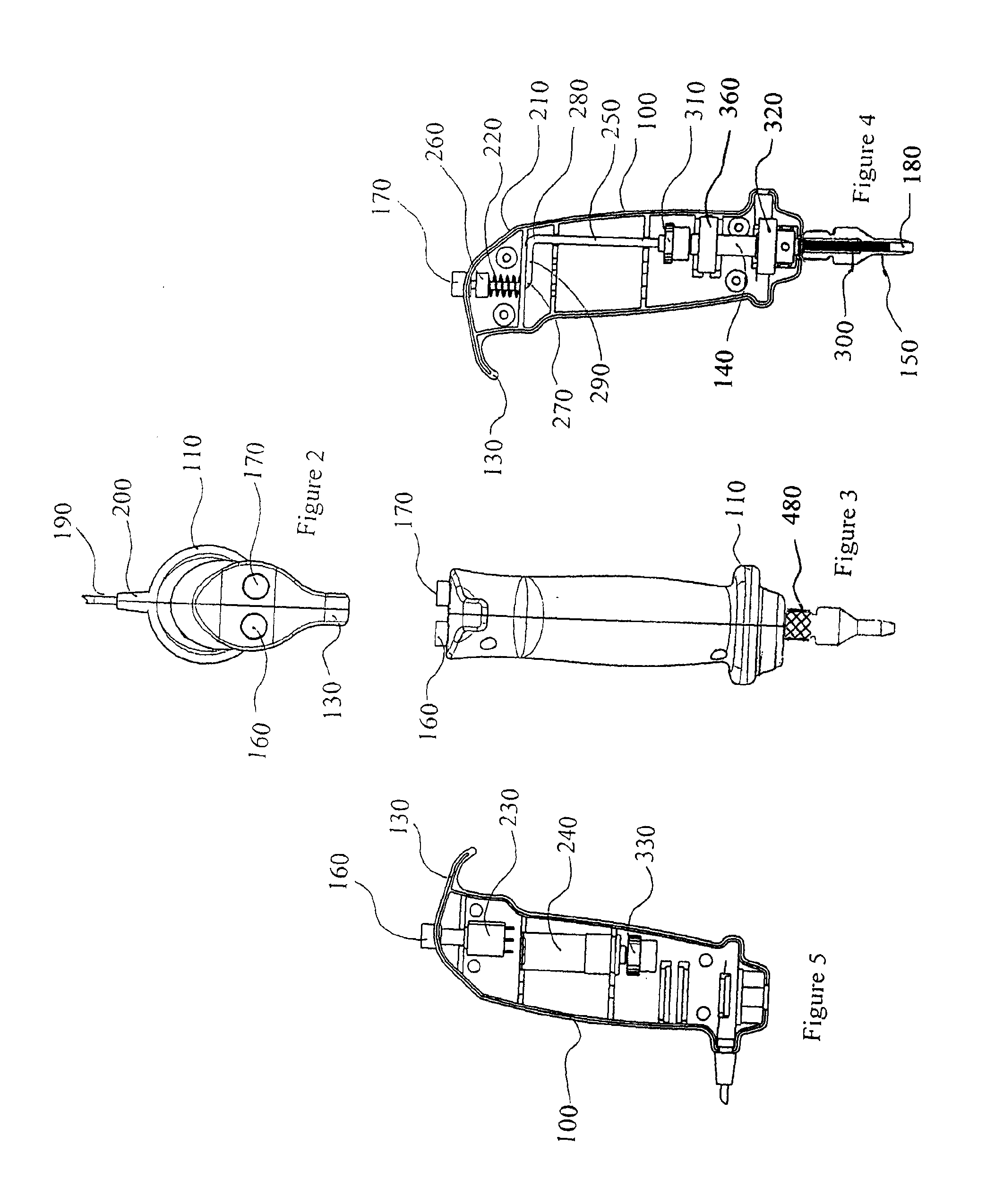 Motor driven rotational sampling apparatus with removable cutting tools for material collection