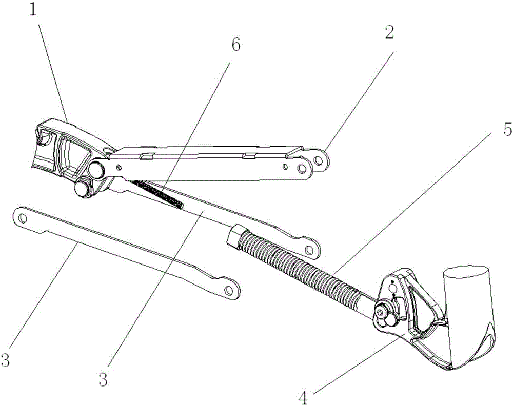 Cantilever angle adjusting mechanism