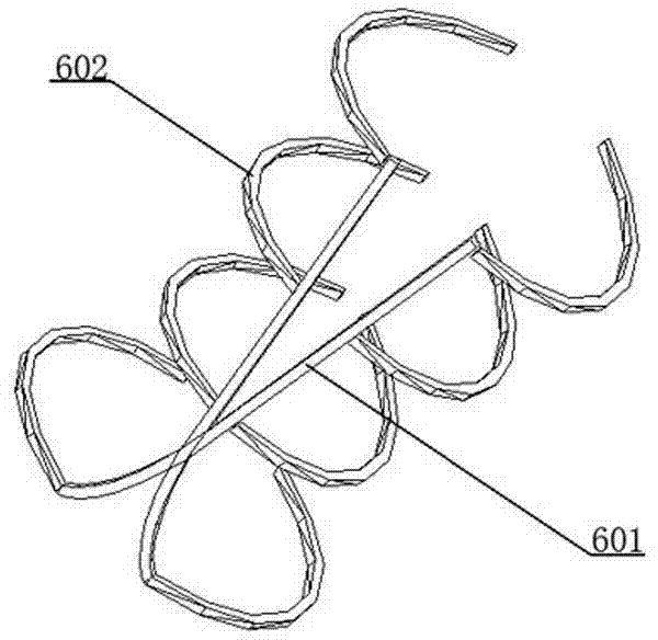 Push type renal calyce calculus removing device