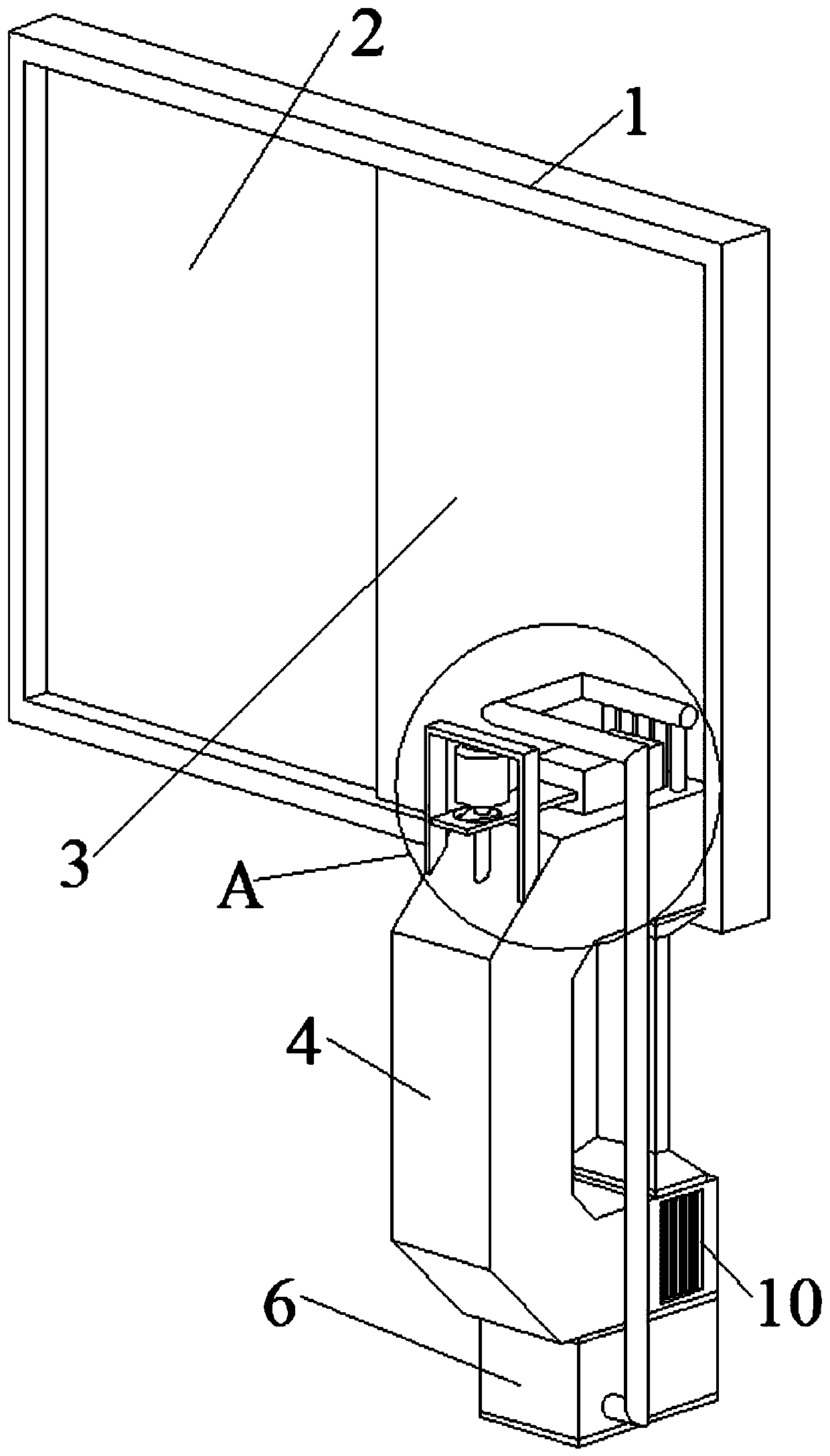 Low-noise air purification window structure