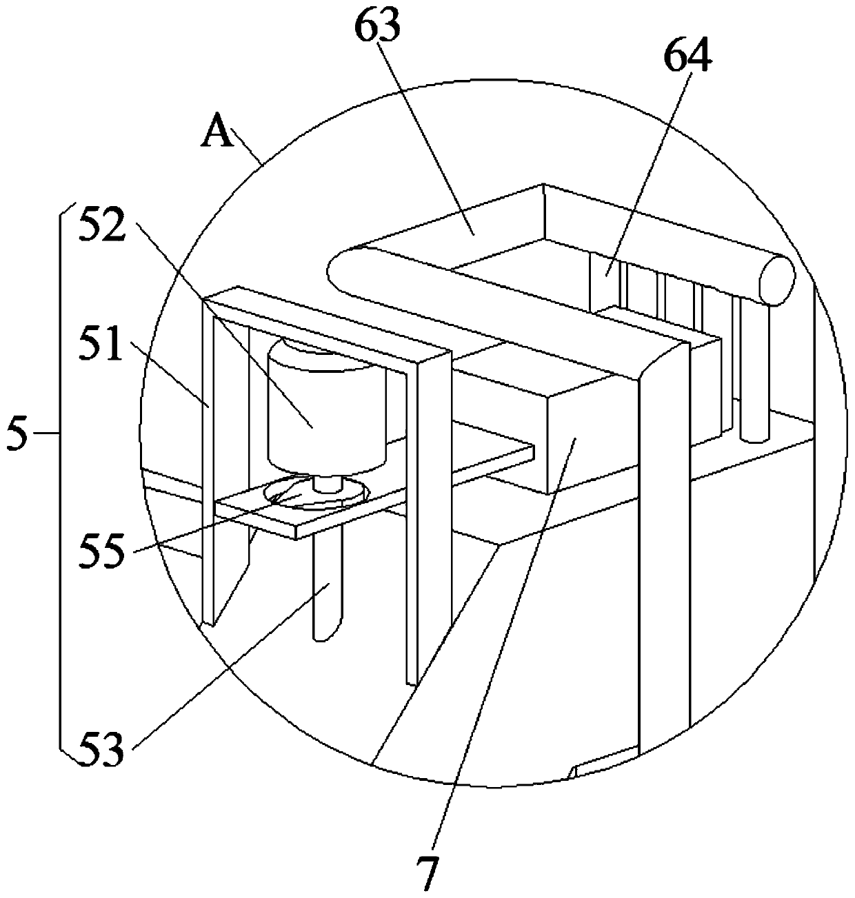 Low-noise air purification window structure