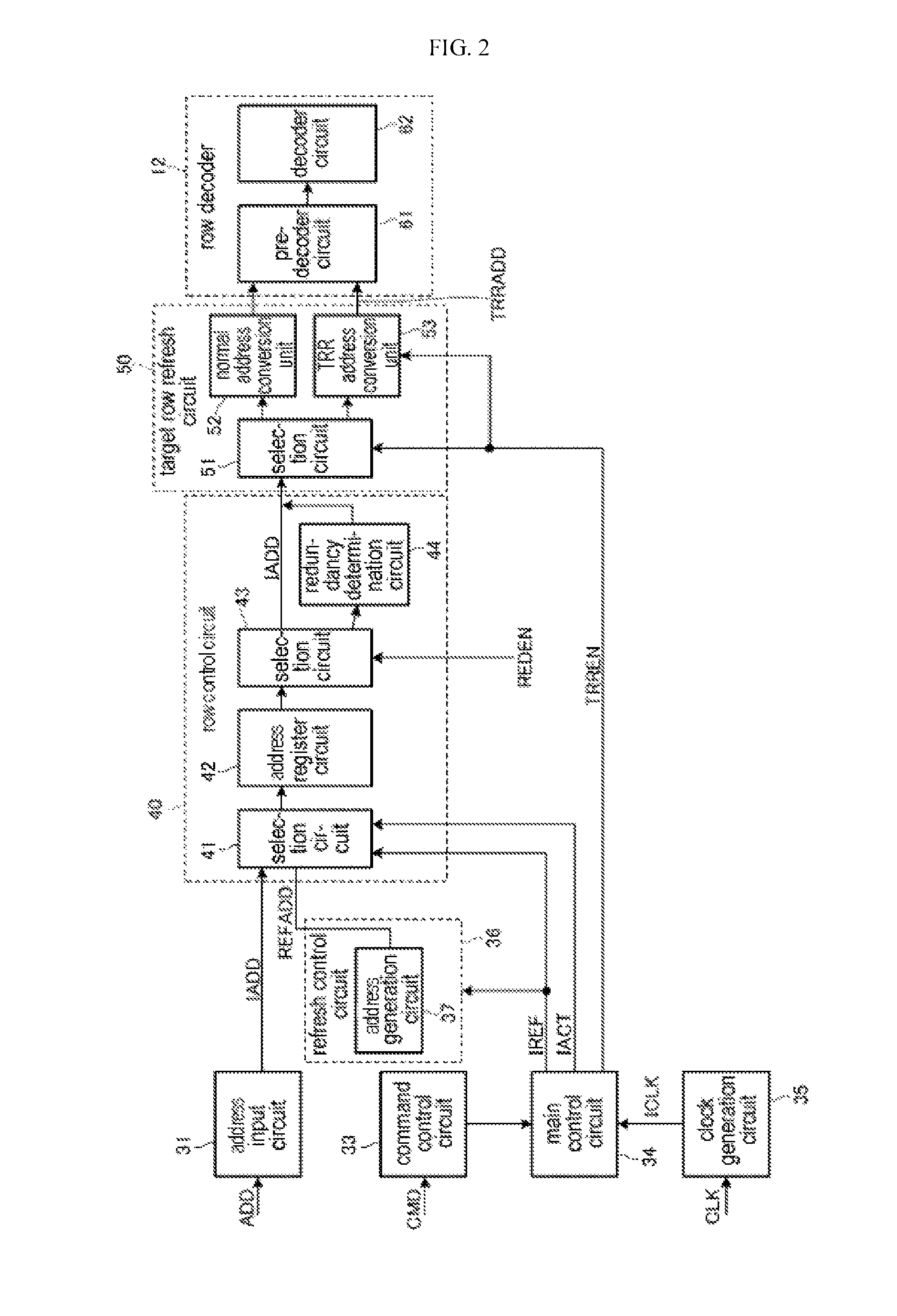 Semiconductor storage device and system provided with same