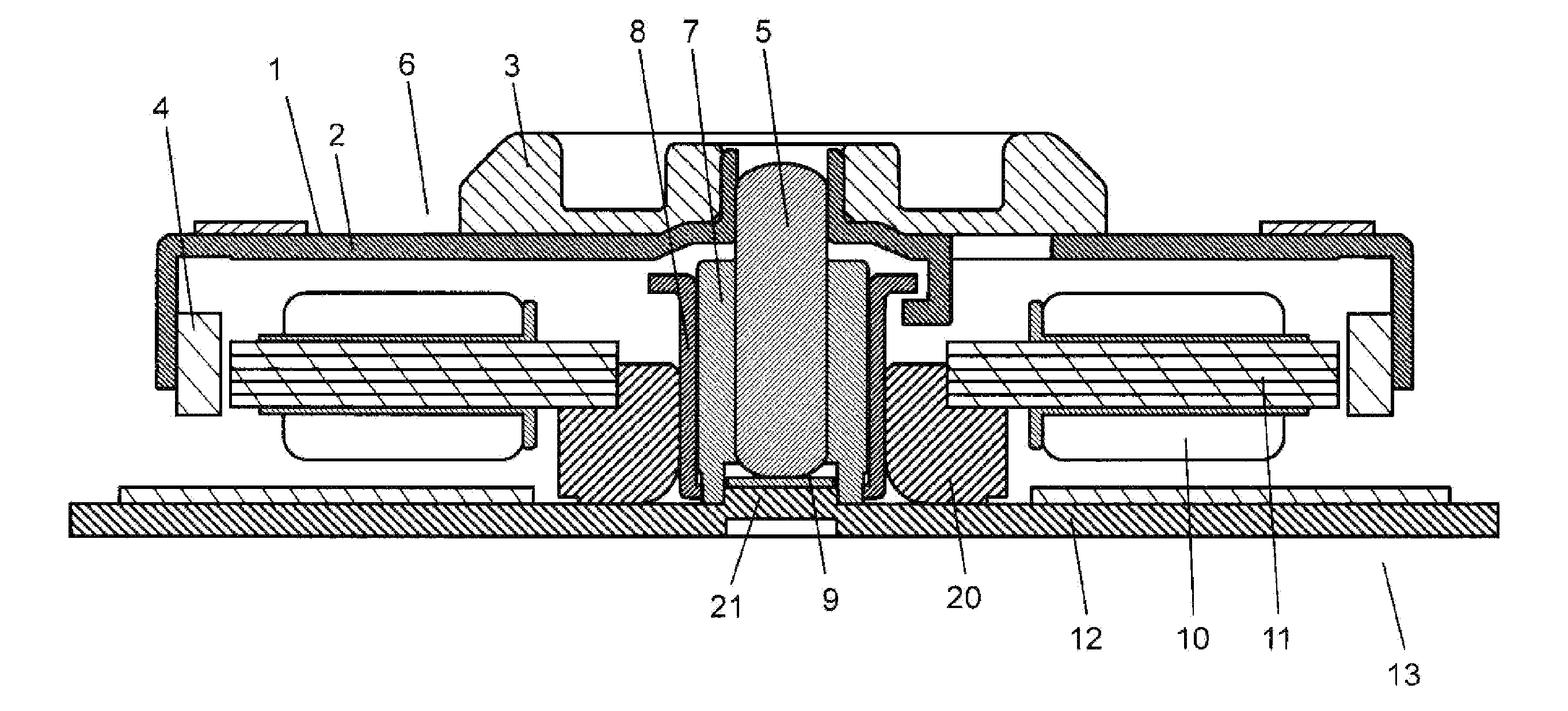 Disk-rotating motor and disk-driving device