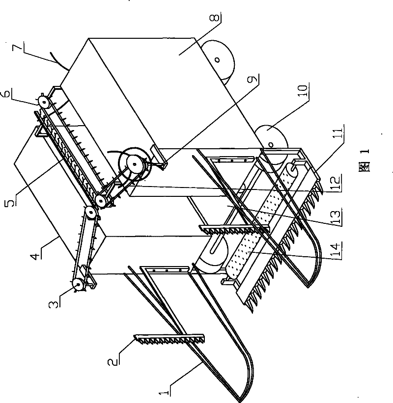 Machine for harvesting tall stalk crops