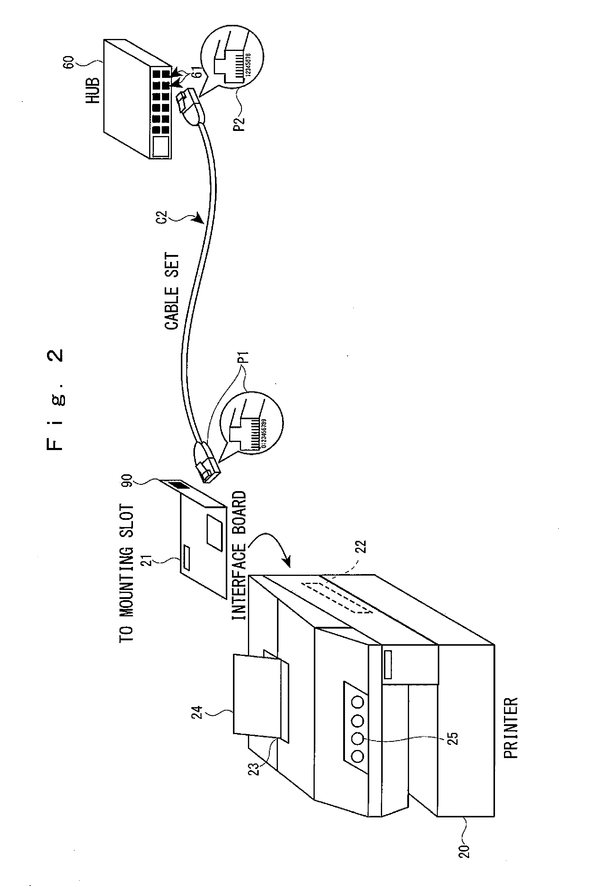 Network System, Cable Set, and Method and Program for Controlling Network System