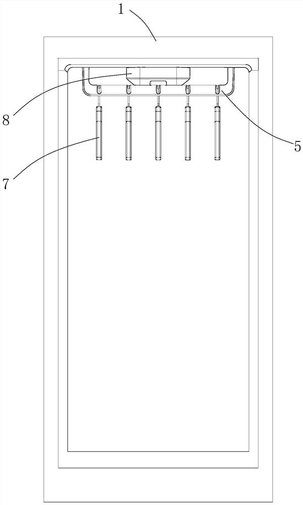 Clothes shaking device for clothes care equipment