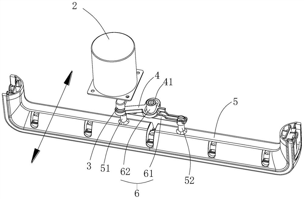 Clothes shaking device for clothes care equipment