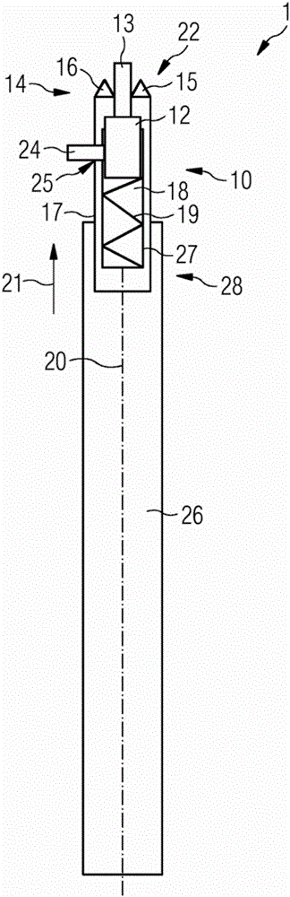 Method and device for securing a threaded element screwed into a threaded seat, method for mounting at least one balancing weight of a turbine, and a turbine