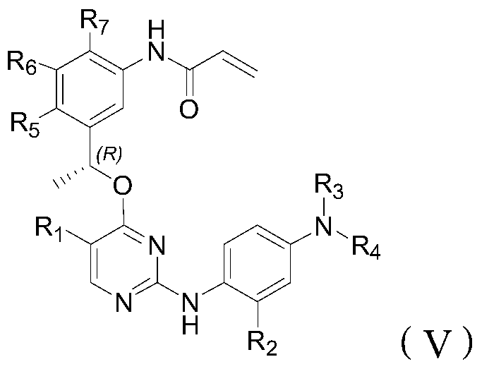 Inhibitor of t790m mutant egfr and its application in the preparation of antitumor drugs