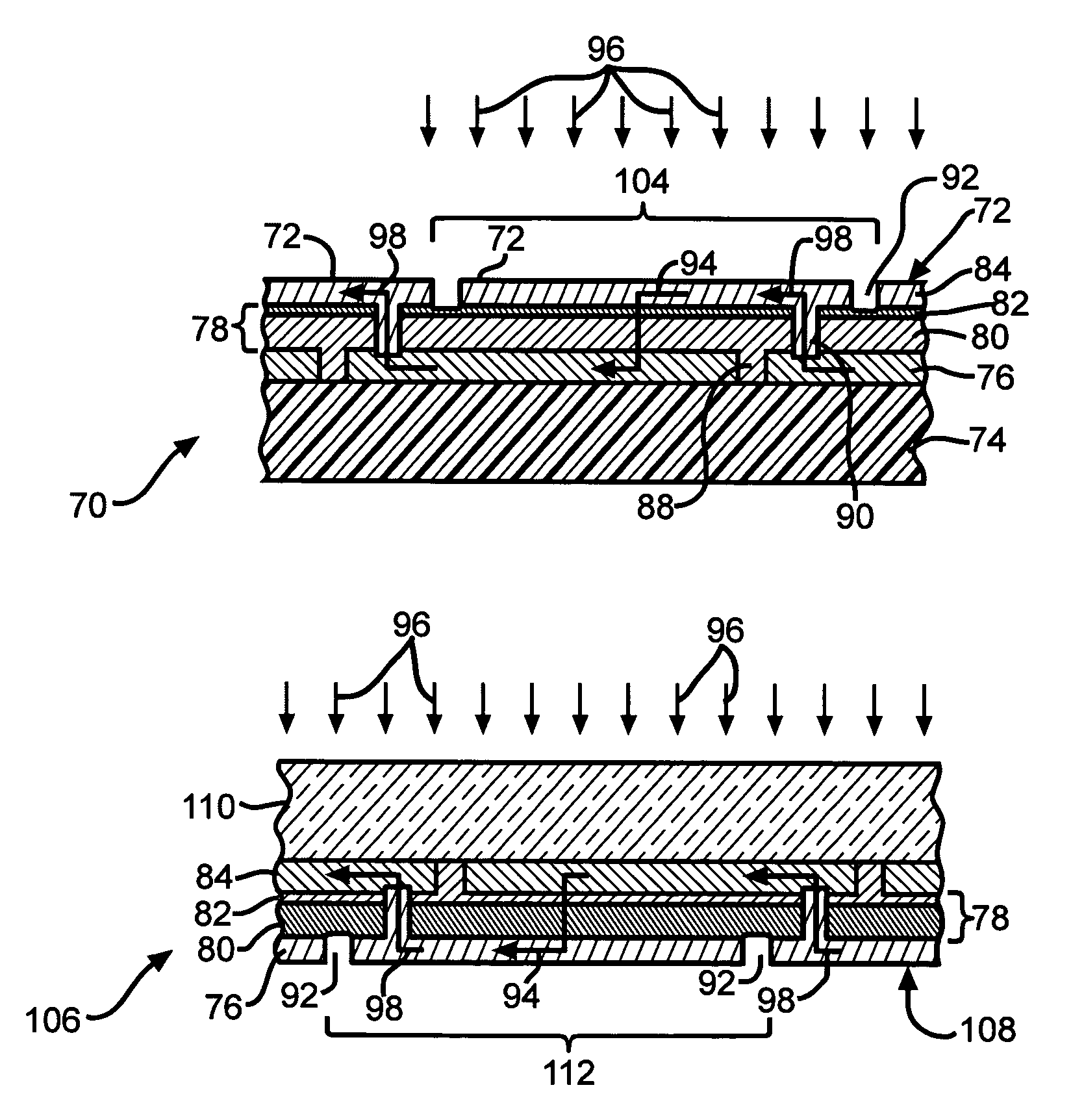 Method of making diode structures
