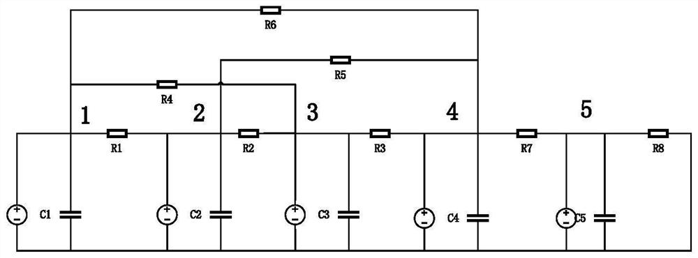 Method for quickly calculating winding temperature distribution of oil-immersed transformer by adopting two-dimensional axisymmetric model