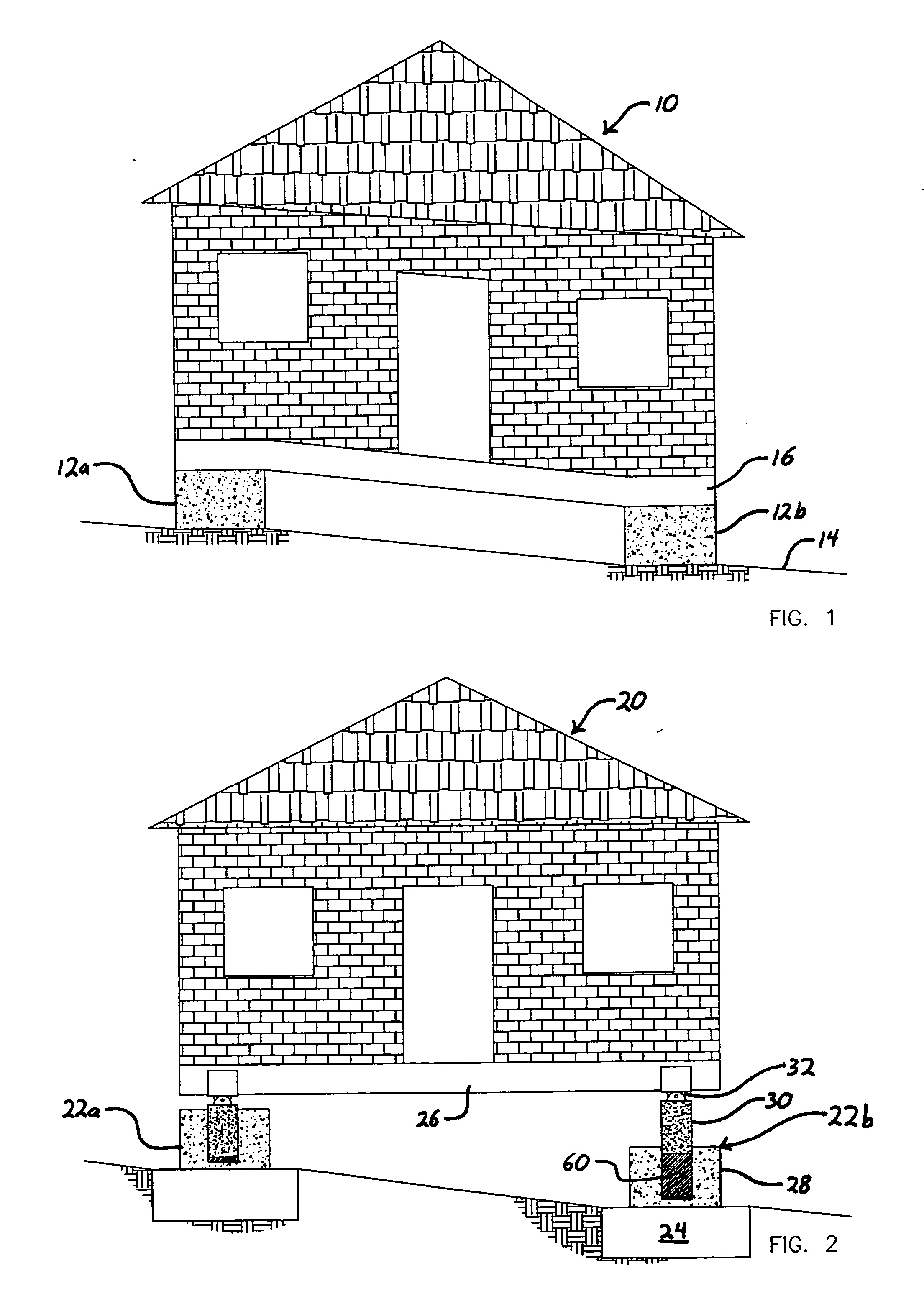 Adjustable pier