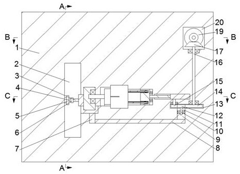 A device for engraving and trimming the core surface of fruit core